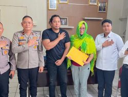 Polres Bitung Hadir Beri Penguatan Moril Bagi Keluarga Aipda Angky Koagouw