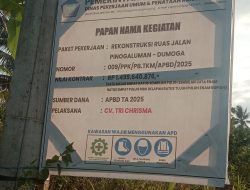 Dugaan Keterlambatan dan Ketidaktransparanan Proyek Jalan Pinogaluman-Dumoga, Warga Laporkan ke Lembaga Pengawasan