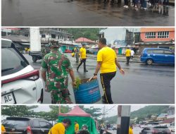 Apel Gabungan TNI–Polri Dan ASN Digelar Di Pelabuhan Tua Tahuna