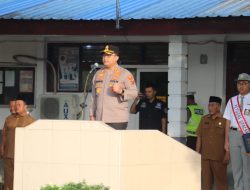 Kapolres Langkat Pimpin Upacara di SMAN 1 Stabat, Tekankan Disiplin, Anti Narkoba dan Bijak Bermedsos
