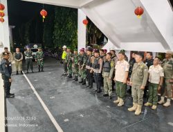 Polres Bitung Patroli Garnisun Gabungan TNI-Polri dan Satpol PP, Kasat Samapta Tegaskan Komitmen Jaga Kondusifitas Kota Bitung