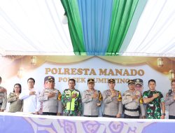 Pastikan Kesiapsiagaan Personel, Kapolresta Manado Tinjau Sejumlah Pos Pengamanan Ops Ketupat Samrat 2026