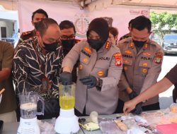 Kapolres Metro Bekasi Hadiri Pemusnahan Barang Bukti Hasil Kerja Keras Aparat Penegak Hukum Yang Sudah Berkekuatan Hukum Tetap