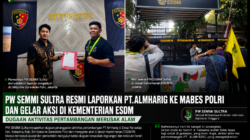 PW SEMMI Sultra Laporkan PT Almharig ke Bareskrim Polri, Desak Kementerian ESDM Evaluasi Aktivitas Pertambangan di Pulau Kabaena